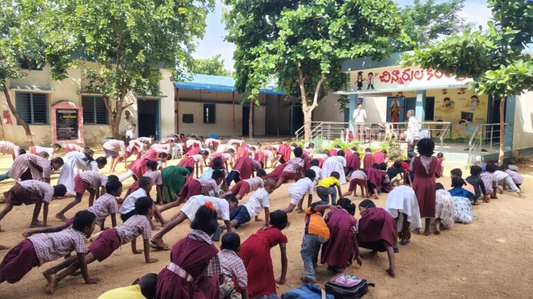 అంతర్జాతీయ యోగా దినోత్సవం – ఇబ్రహీం నగర్ పాఠశాలలో వైభవంగా:
