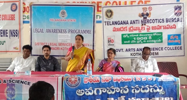 పిల్లలకు మాదకద్రవ్యాలపై అవగాహన అవసరం – సఖీ రమాదేవి