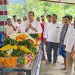 కుసులూరు శంకరయ్య” గారి పార్థివదేహానికి నివాళులర్పించిన బత్యాల