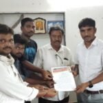 కర్నూలు జిల్లా MRPS ఇంచార్జి కోడుమూరు మండల తహసిల్దార్ గారికి అర్జీ ఇవడం జరిగిందీ