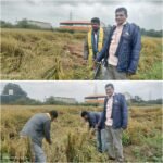 అగ్ని ప్రమాదం జరిగిన మార్కెట్ యార్డ్ ను పరిశీలించిన:-ఎమ్మెల్యే బి వి జయనాగేశ్వర రెడ్డి