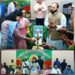 ఇందిరా మహిళా శక్తి చీరలు పంపిణీ కార్యక్రమం పై వీడియో కాన్ఫరెన్స్ నిర్వహించిన : మంత్రులు