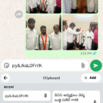 డిసిసి అధ్యక్షులు వెడ్మ బుజ్జి పటేల్ గారికి స్వాగతం పలికిన జిల్లా గ్రంథాలయ చైర్మన్