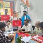 బీజేపీ అభ్యర్థి గెలుపు కోసం కృషి చేస్తున్న బీజేపీ రాష్ట్ర నాయకులు తాండ్రవినోద్ రావు