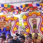 అర్ధనారీశ్వరుని సన్నిధిలో అన్నదాతలుగా మారిన బొజ్జల సుధీర్ రెడ్డి దంపతులు