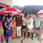 భూదాన్ బాధితులకి బీజేపీ రాష్ట్ర అధ్యక్షులు నారప రాజు రామ చంద్రరావు పరామరర్శ