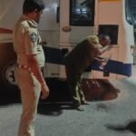 బైక్ ను ఢీ కొన్న ఆటో సర్వేయర్, వీ ఆర్ ఎ కు గాయాలు