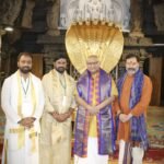 శ్రీవారి ఆశీస్సులతో దేశాభివృద్ధిలో రాధాకృష్ణన్ కీలక పాత్ర పోషించాలి-సుధీర్ రెడ్డి ఆకాంక్ష