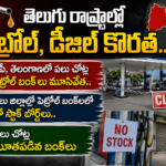 నెల్లూరులో పెట్రోల్, డీజిల్ కృత్రిమ కొరత – గాంధీబొమ్మ సెంటర్‌లో ఇబ్బందులు