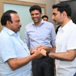 ఢిల్లీ ఎయిర్ పోర్ట్ లో లోకేష్ తో మాగుంట