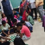 శిబిరం సందర్శించిన జిల్లా గ్రంథాలయ8శిక్షణ సంస్థ కార్యదర్శి బుర్రి కుమార్ రాజు