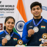 Another silver medal for the Indian junior shooting team