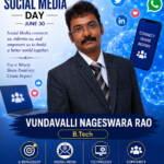 உலக சமூக ஊடக தினத்தில் நாகேஸ்வர ராவ் செயற்கை நுண்ணறிவு மூலம் புதிய தலைமுறையினருக்கு உத்வேகம் அளிக்கிறார்.