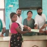 MLA Kova Lakshmi distributed Kalyana Lakshmi cheques to 80 beneficiaries