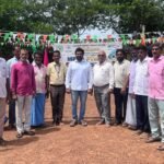 శివాలయానికి రుద్రాక్ష మాలల విరాళం