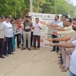 పేట చిరంజీవి జన్మదినం-గిరిజన కుటుంబానికి జనసేన నిత్యావసరాల భరోసా