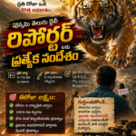 పున్నమి రిపోర్టర్లకు శుభవార్త!