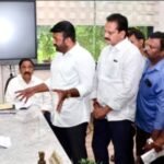భోగాపురంలో ప్రధాని పర్యటన ఏర్పాట్లపై ఉత్తరాంధ్ర జిల్లా కలెక్టర్లతో మంత్రులు సమీక్ష సమావేశం