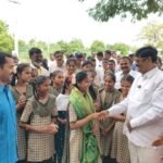 రోడ్డు విస్తరణ పేరిట హరితహారం చెట్ల తొలగింపు.. గ్రామస్తుల్లో ఆందోళన పర్యావరణానికి ముప్పు.. అధికారుల తీరుపై గ్రామస్తుల ఆందోళన