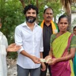 స్వామివారి ఆలయ పార్కింగ్ స్థలానికి విరాళం.. దాతలకు ఘన సన్మానం