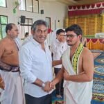 ముస్తాబాద్‌లో నూతన వధూవరులకు ప్రముఖుల ఆశీర్వాదం