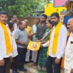 రేపల్లె వాడ అంగన్వాడి కేంద్రంలో చిన్నారులకు అన్నప్రాసన