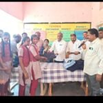 అసాంఘిక కార్యక్రమాల నివారణకు మరియు పాఠశాల భద్రతకు పాఠశాలలో ఎనిమిది సీసీ కెమెరాలు ఏర్పాటు – ఇచ్చిన మాట నిలబెట్టుకున్న గంట రవితేజ