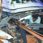 నెల్లూరు: హైవేపై ఘోర రోడ్డు ప్రమాదం.. లారీ డ్రైవర్ స్పాట్ డెడ్