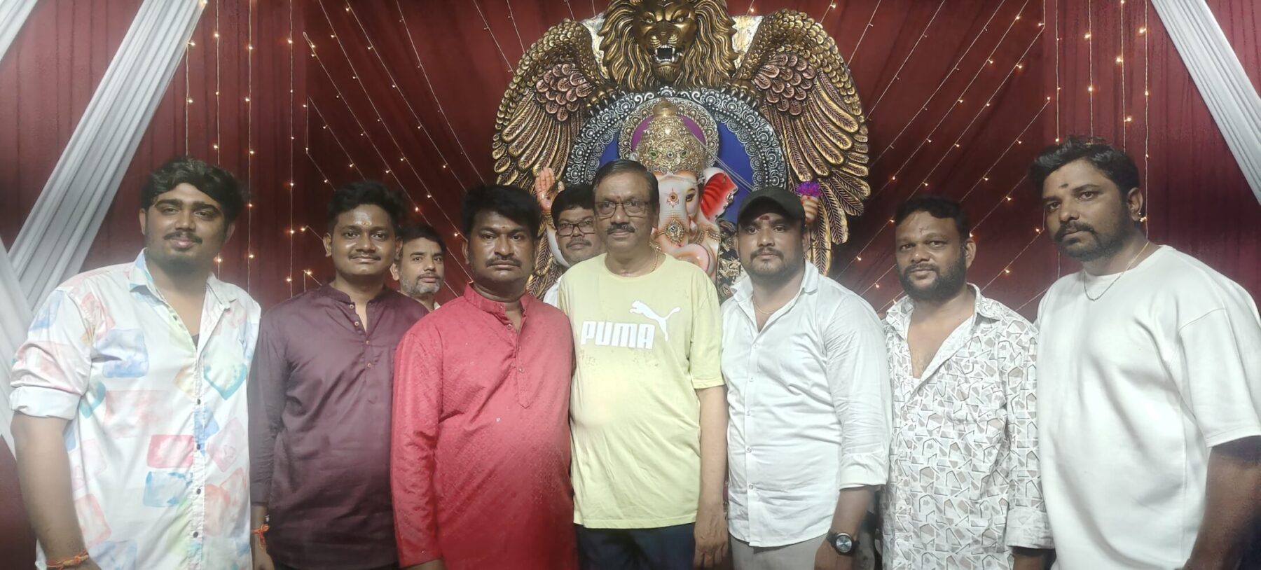 Ganesh Utsav celebrated with great fervour under the auspices of Ramasena Youth Association.. Navratri celebrations celebrated with devotion for the 16th year.. Food distribution to over 3,000 devotees
