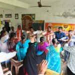 మంగంపేటలో ఏఐటీయూసీ కరపత్రం విడుదల