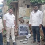 అగ్ని ప్రమాద బాధిత కుటుంబానికి చేయూత