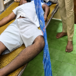 దువ్వూరు వద్ద ఎర్రచందనం స్మగ్లర్‌పై పోలీసుల కాల్పులు