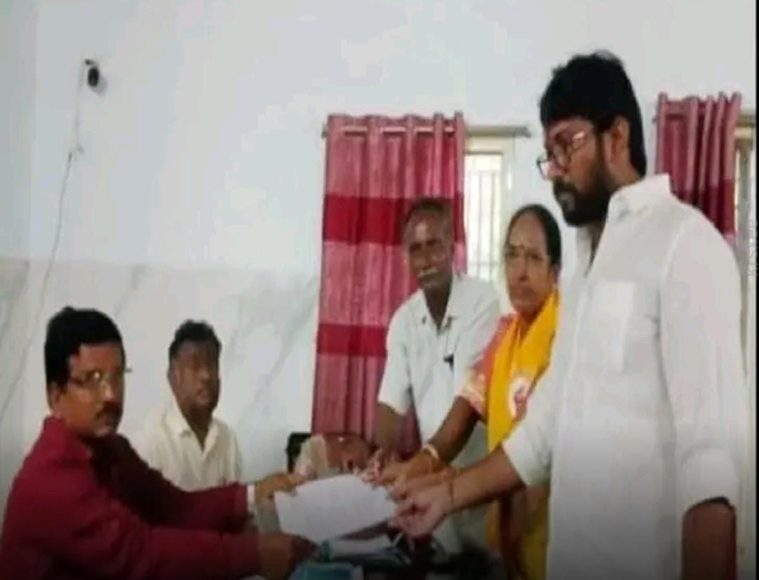 దగదర్తి ఎంపీటీసీగా మాలేపాటి భవాని నామినేషన్