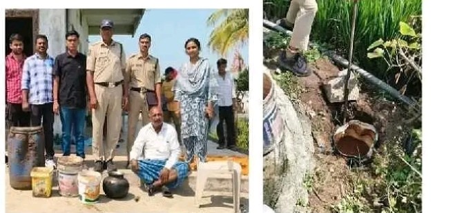 వీర్నపల్లిలో ఎక్సైజ్ అధికారి ఆధ్వర్యంలో తనిఖీలు