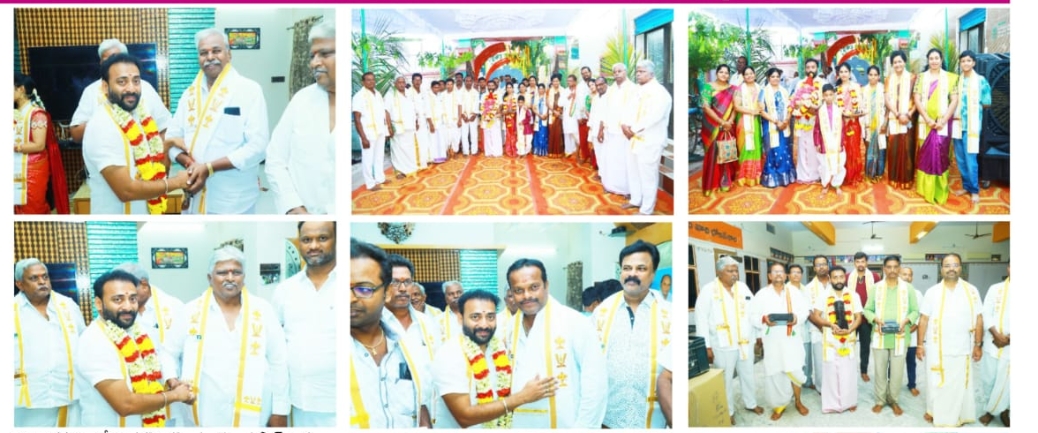 వైభవంగా శ్రీ రమా సహిత సత్యనారాయణ స్వామి నూతన ఆలయ నిర్మాణ శంకుస్థాపన