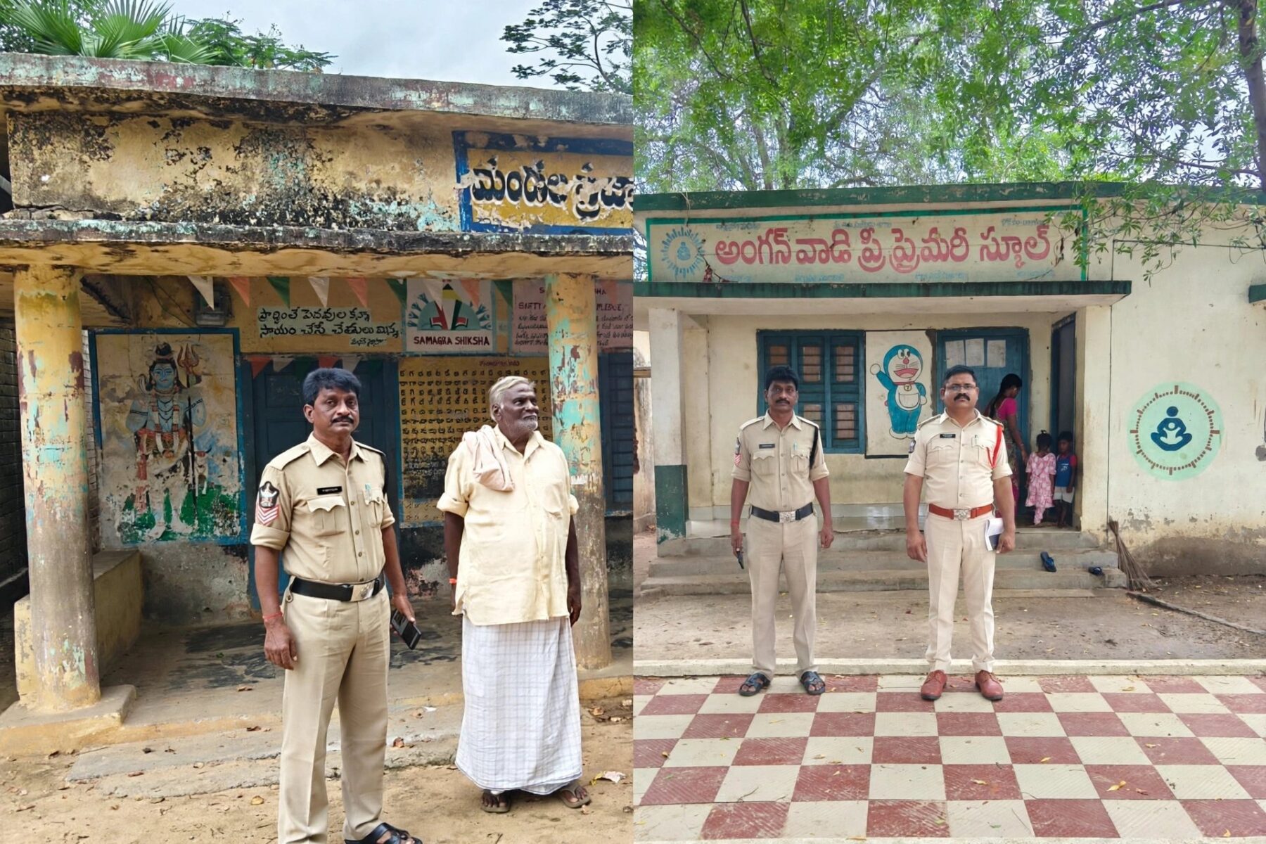 మనుబోలు మండలంలో సున్నిత, అత్యంత సున్నిత పోలింగ్ కేంద్రాల పరిశీలన