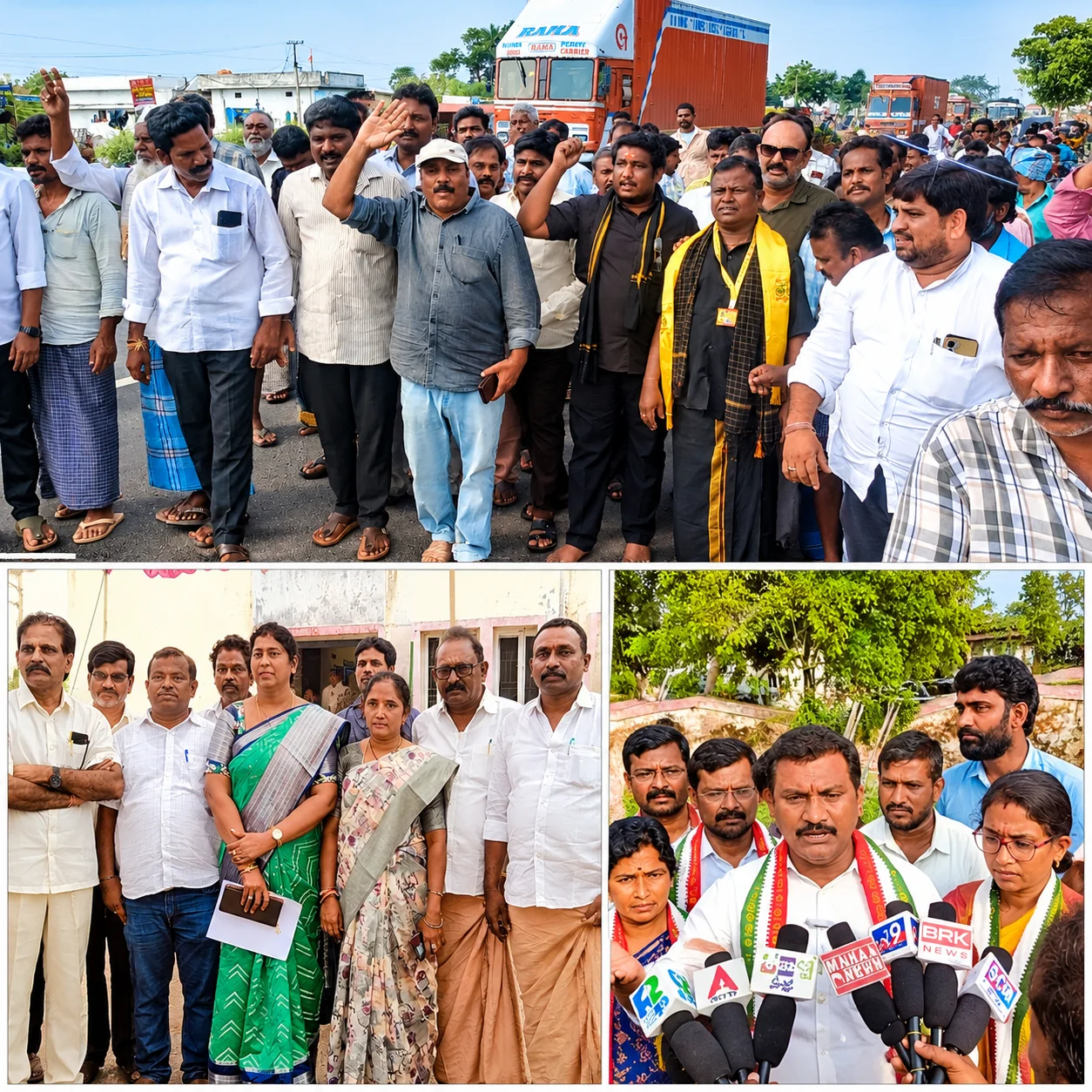 కోలాహలంగా నామినేషన్ల పర్వం