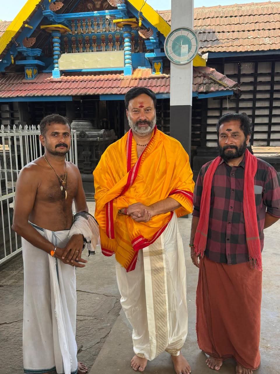 కేరళలోని ప్రసిద్ధ నవముకుంద ఆలయాన్ని దర్శించుకున్న టీటీడీ బోర్డు సభ్యులు భాను ప్రకాష్ రెడ్డి