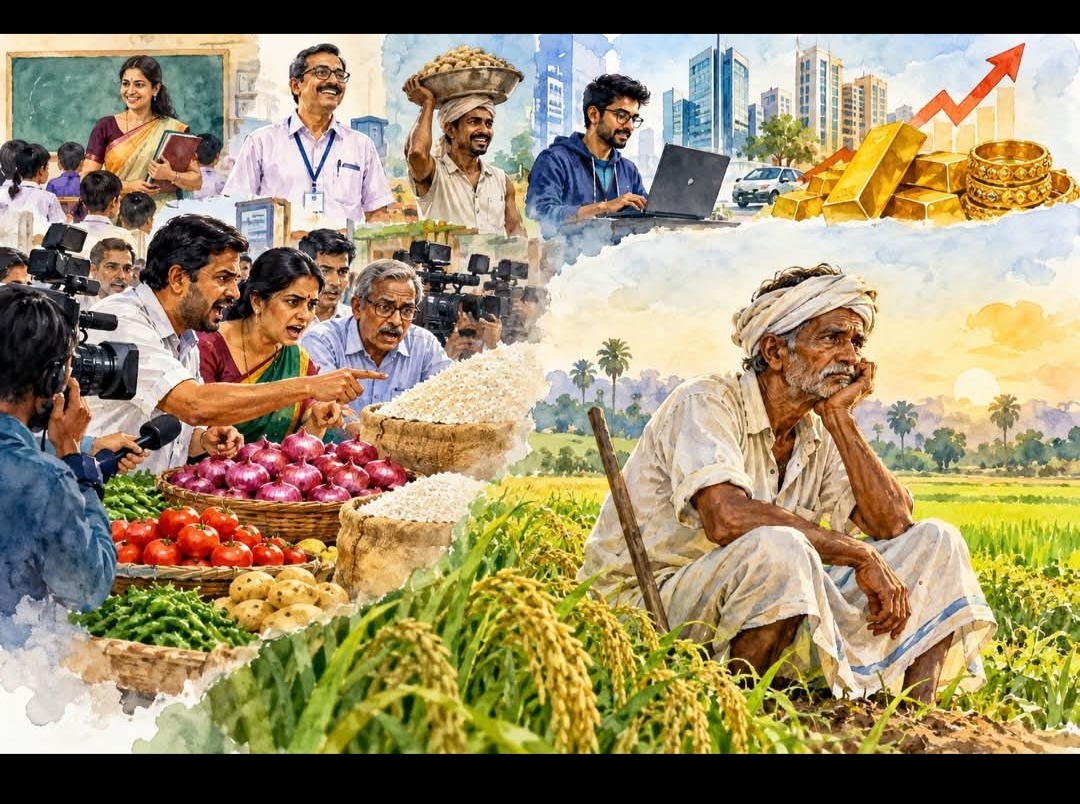 రైతు పంట ధర పెరిగితే గగ్గోలు ఎందుకు? రైతు కష్టాలు అర్థం కావా?