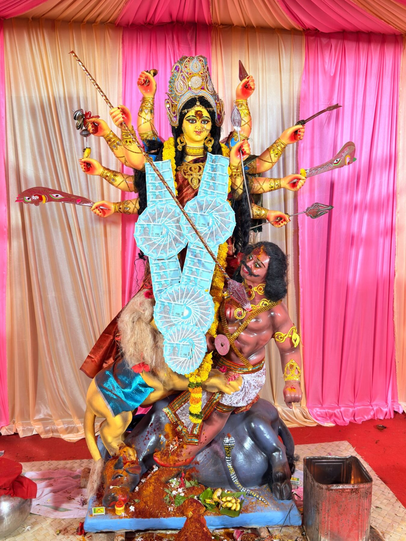 ఏటికొప్పాక దుర్గామాత ఆలయంలో ఘనంగా కుంకుమ పూజలు