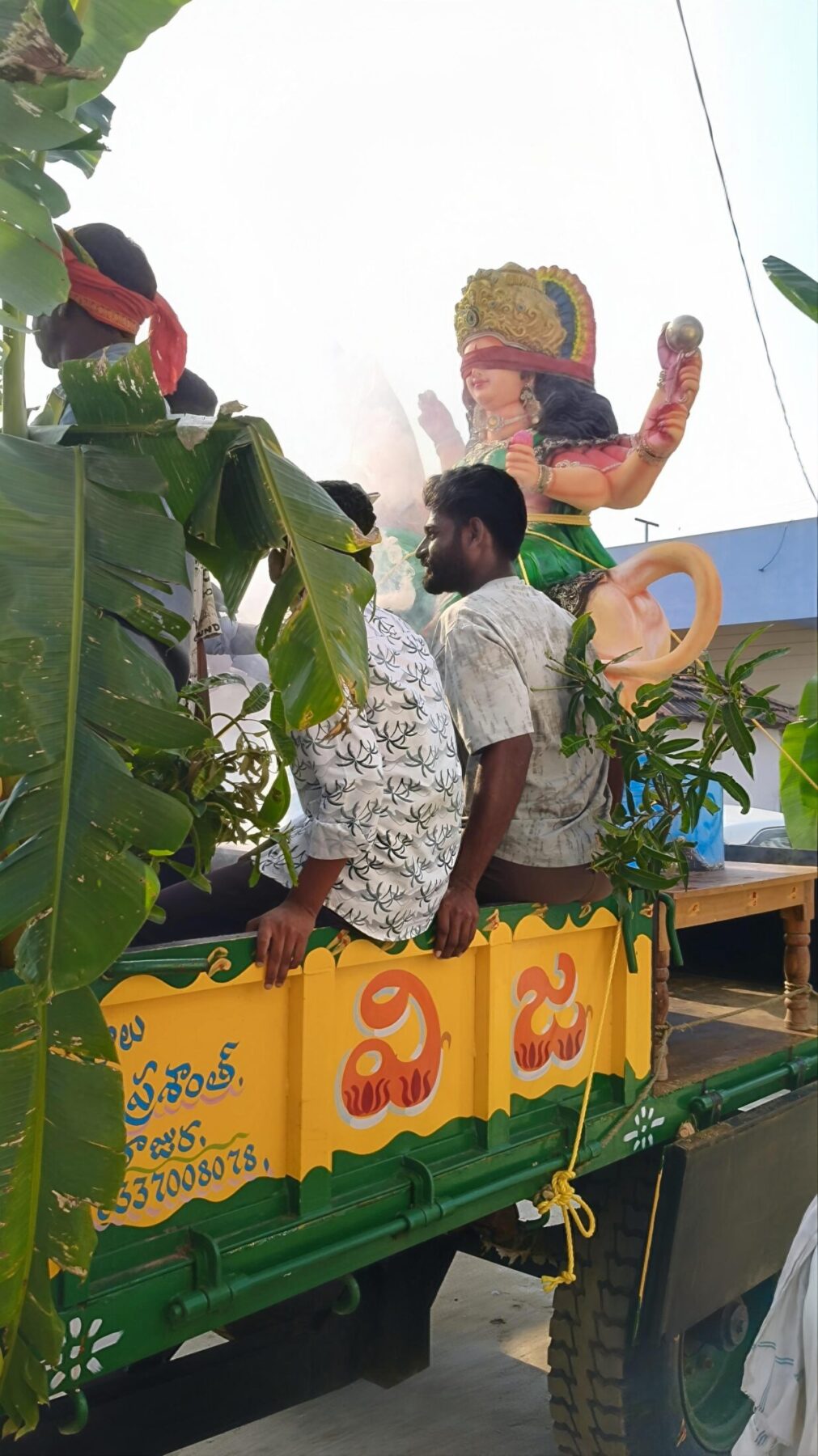 రాజురలో వైభవంగా దుర్గామాత శోభాయాత్ర