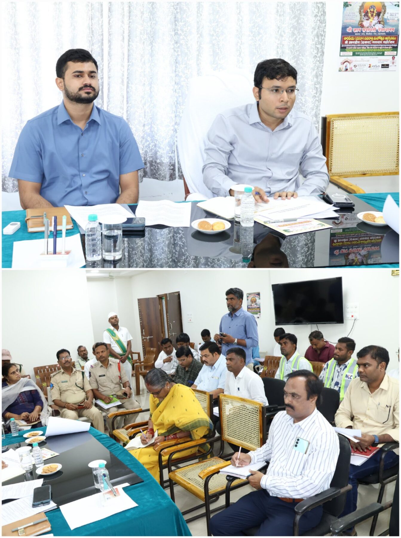 ఆయా శాఖల ఆధ్వర్యంలో పుష్కరాల పనులన్నీ పకడ్బందీగా పూర్తి చేయాలి: జిల్లా కలెక్టర్ భవేశ్ మిశ్రా.