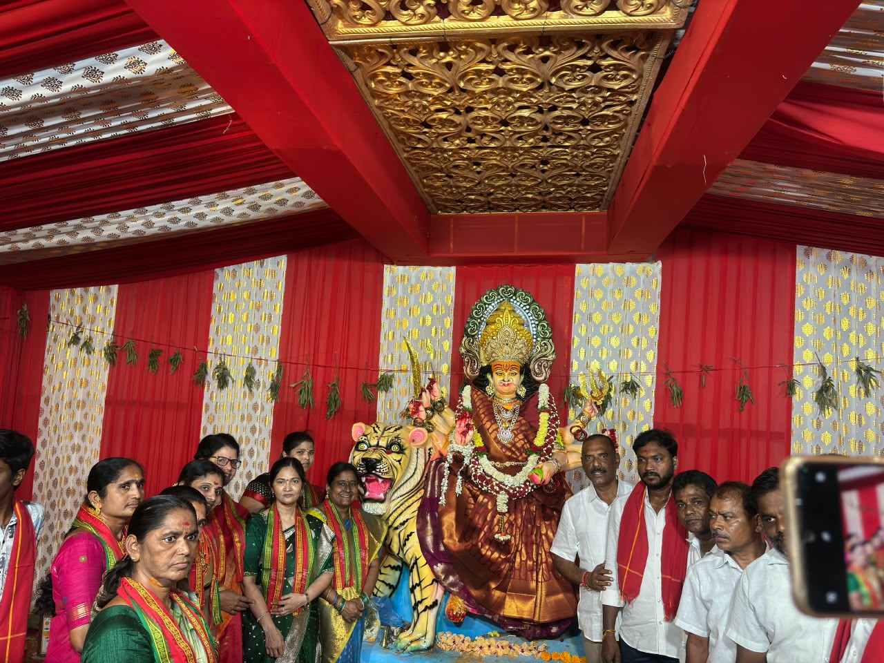 మరిపెడలో ఘనంగా ఐదో రోజు బతుకమ్మ వేడుకలు
