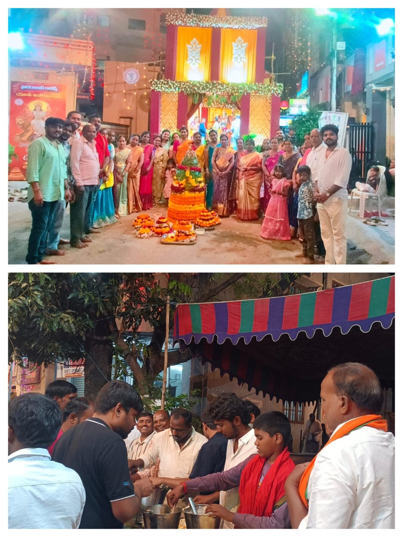 బి.ఎన్. రెడ్డి నగర్‌లో ఘనంగా దుర్గాదేవి శరన్నవరాత్రి ఉత్సవాలు భక్తిశ్రద్ధలతో ప్రత్యేక పూజలు – భక్తులకు అన్నదా