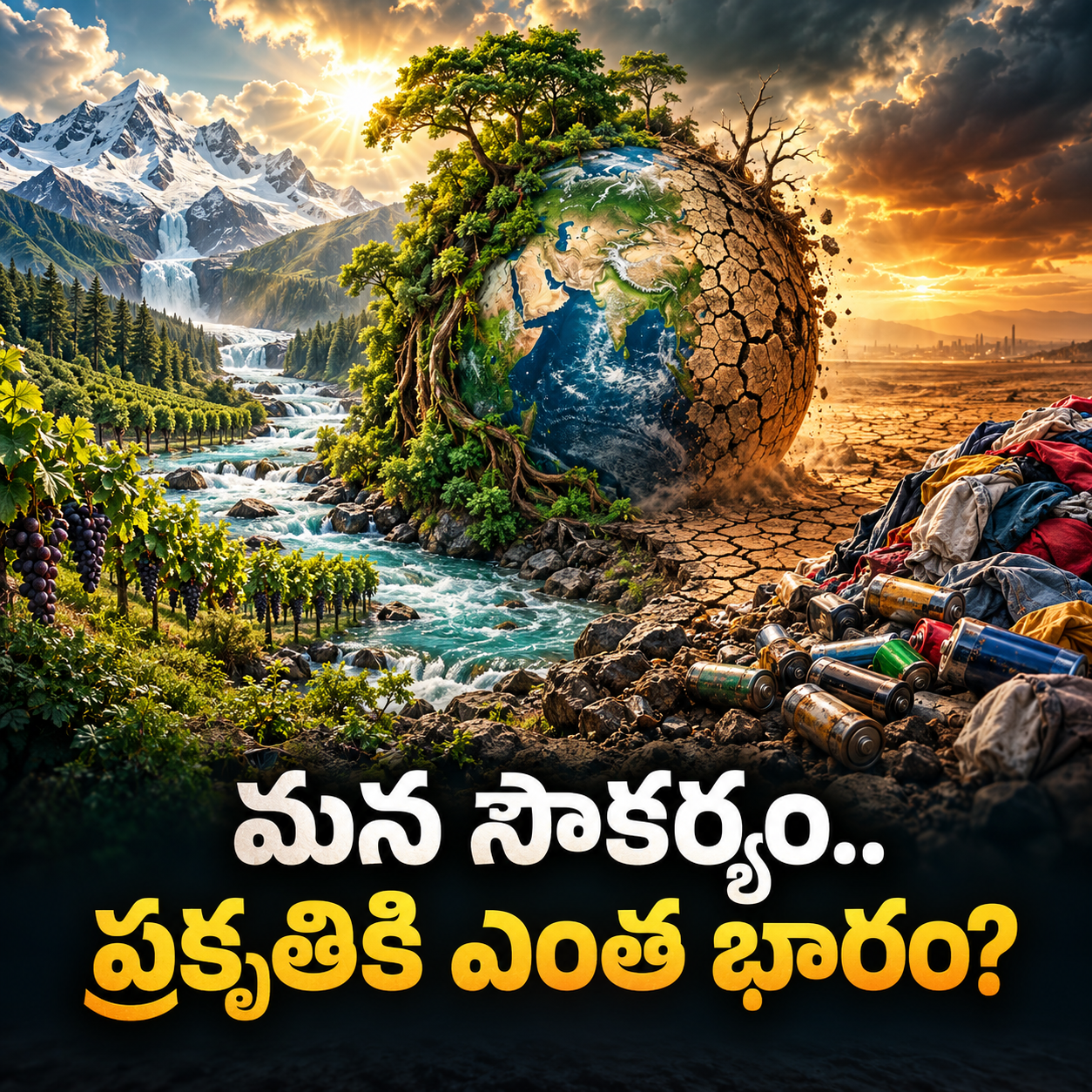 మన సౌకర్యం.. ప్రకృతికి ఎంత భారం?
