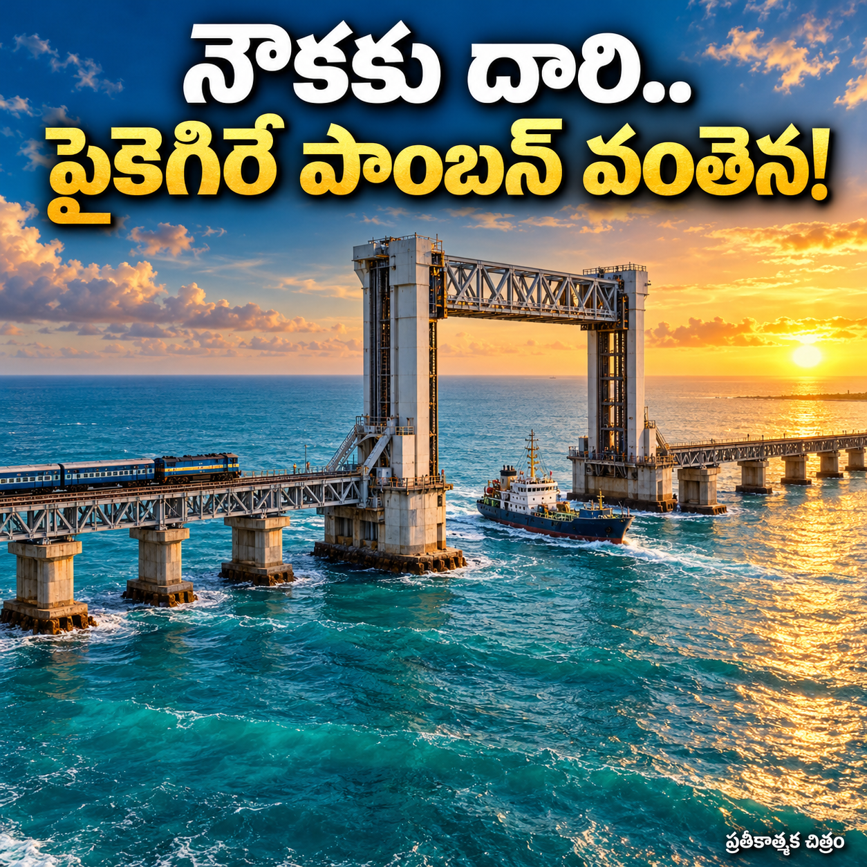 రోడ్డుపై రైలు గేటు చూశాం.. సముద్రంలో నౌకలకూ గేటు!