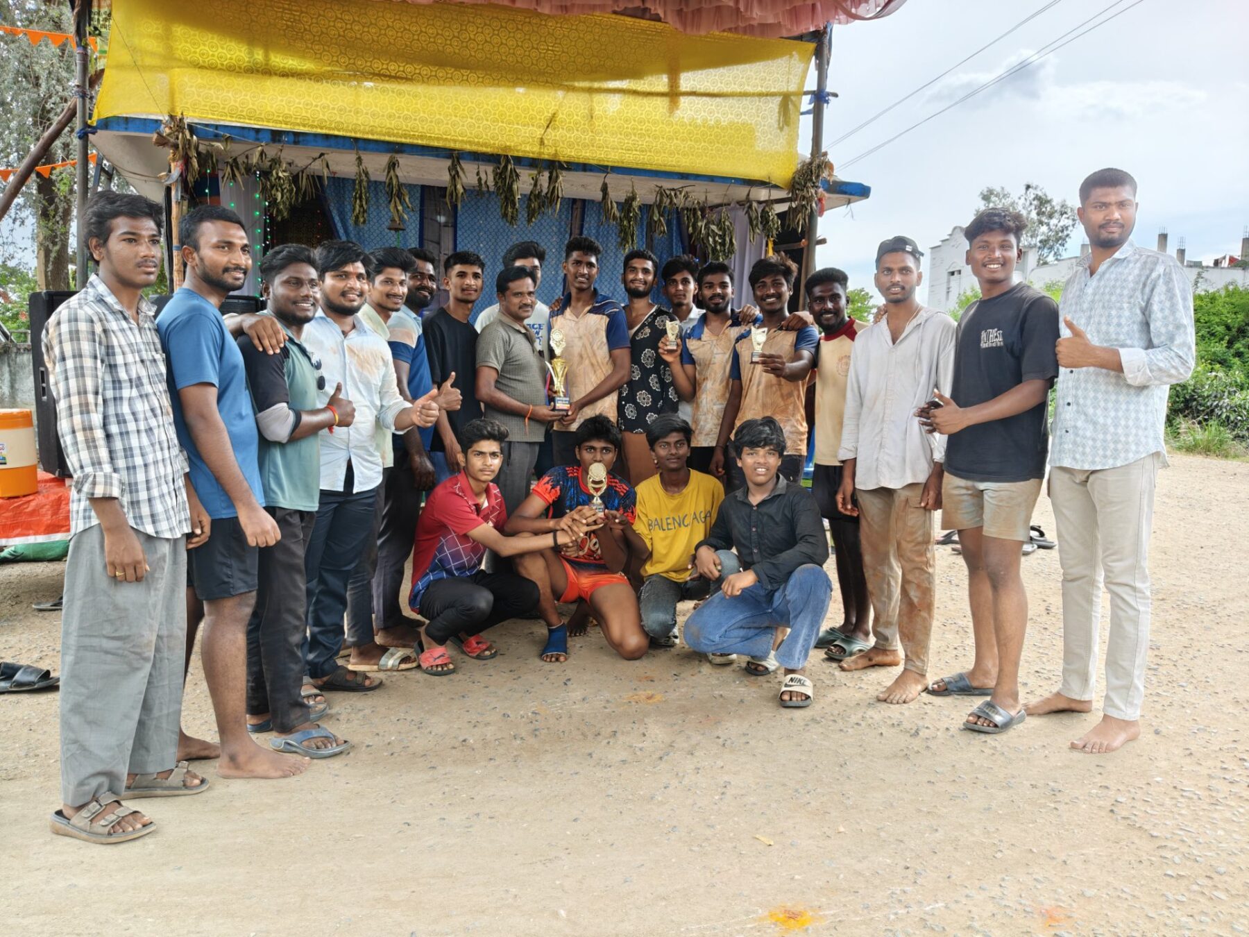 జిల్లా స్థాయి అండర్-20 పోటీల్లో గొల్లగూడెం జట్టు ఘన విజయం!