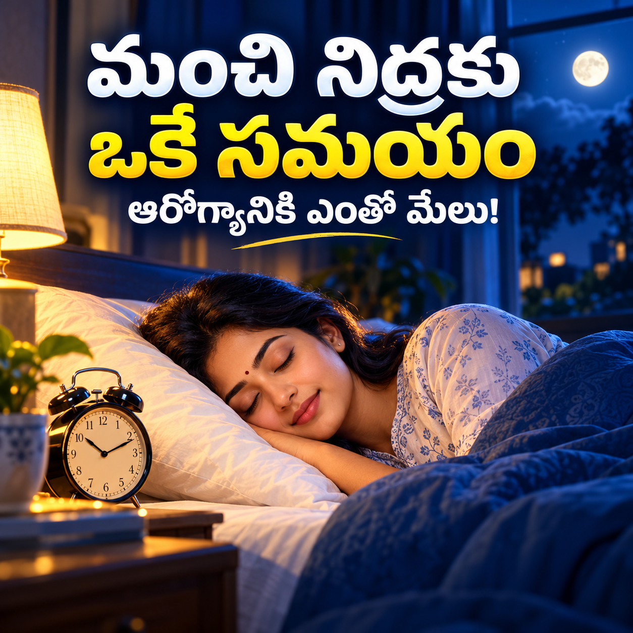 మంచి నిద్రకు ఒకే సమయం:డాక్టర్ మేకల వెంకట రమణయ్య (MVR)