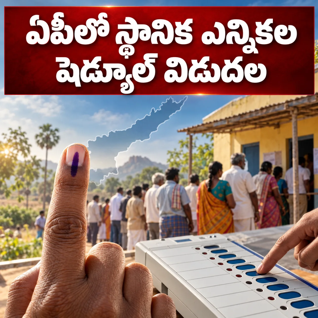 ఏపీలో స్థానిక ఎన్నికల షెడ్యూల్ విడుదల