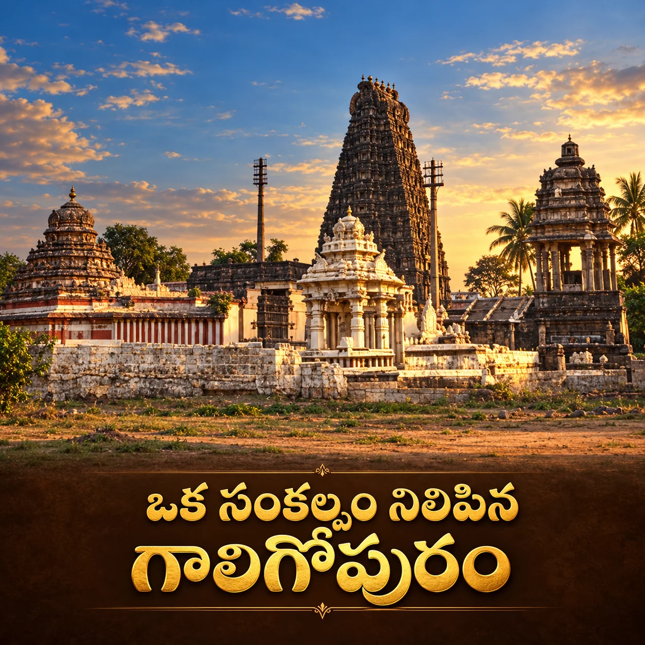 ఒక సంకల్పం నిలిపిన గాలిగోపురం